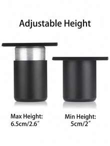 4 chân tủ điều chỉnh được, chân đồ nội thất điều chỉnh được, chân nâng tủ sofa, chân thay thế đồ nội thất tự lắp ráp, chân kệ tivi - Nhiều màu - Xem 6