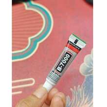 B-7000 手工水晶胶，50ml/110ml（3.7 液体盎司）透明 B-7000 超级珠宝粘合剂，透明工业胶水，适用于织物、手机壳、珠宝制作、水晶宝石、石头、木材、玻璃等。 - 無色 - 查看 11