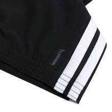 Adidas TE 3S WOVEN JKT 女式立领夹克，休闲运动上衣，舒适户外夹克 - 黑色/白色 - 查看 7