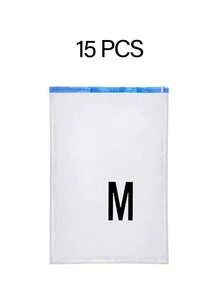 20/15 قطعة أكياس ضغط وختم فراغي، أكياس تخزين فراغية، أكياس سحاب فراغية، أكياس أمتعة موفرة للمساحة، أكياس ضغط للسفر، أكياس تخزين ملابس قابلة للطي، منظمات خزانة، أغطية سرير، ملابس شتوية - توفر 75% من المساحة، مقاومة للرطوبة والحشرات