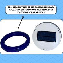 Ionizador Solar Piscina Limpa Mecpet Algas Cloro Bactérias - Azul - Visão 4