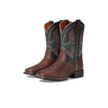 Ariat Ariat Wilder 10047010 Kids US 4 Brown Leather Square Toe Western Boots JOBB1597