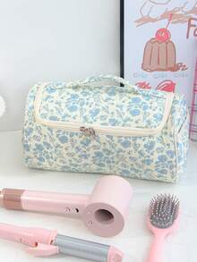 1pc Hair Dryer & Curling Iron Storage Bag, Large Capacity Dust-Proof Hanging Hair Tool Organizer Pouch, Suitable For Travel, Cruise, Dorm, Wedding, Bridesmaid, Mother's Day, Birthday, Friend & Teacher Gifts, Home Decor For Bathroom, Living Room, Bedroom - Multicolor - View 13