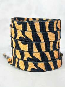 1 Cặp dây giày dệt thoi bằng polyester họa tiết da báo nhiều màu thời trang, phù hợp cho giày thể thao, giày chạy bộ, giày vải - Nhiều màu - Xem 31