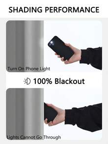 1 件遮光窗帘,带隔热衬里,适用于客厅、卧室、厨房、浴室、家居装饰、房间装饰 - 彩色 - 查看 8