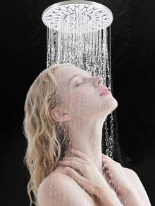 （15 厘米/5.9 英寸）完美的淋浴顶喷，强力淋浴，水量大，可洗头。