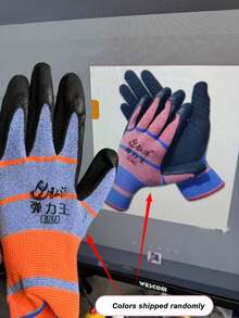 防水防刺园艺手套 - 无铅、耐磨、可手洗、轻便 - 花卉园丁和园林绿化种植使用，带爪子的防水园艺手套，用于挖掘和种植，园艺手套，耐磨防滑透气，适用于户外园艺、种植等 - 彩色 - 查看 7