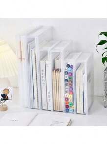 1 pieza Caja de almacenamiento de tarjetas fotográficas (9/8/2/1 cuadrícula de especificaciones múltiples) Caja creativa para tarjetas fotográficas Estuche transparente para tarjetas de fotos de ídolos Organizador de almacenamiento de tarjetas Caja de almacenamiento de plástico Artículos de papelería escolar, regalos de Navidad para adultos/menores/adolescentes/estudiantes