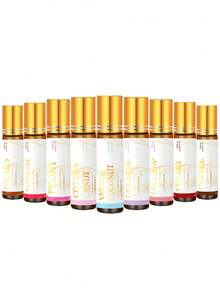 EMBRACEX. 2pcs 10ml Vanilla Coconut Fragrance Oils, Cotton Candy Essential Oils Roller, Women Candle Gifts, Diffuser Gifts, Suitable For Daily Use, Vanilla Coconut Oil, Marshmallow Long-Lasting Diffused Essential Oil Gift Sets