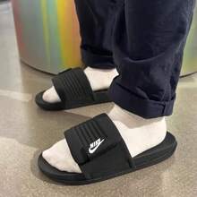 Nike Sandalias de exterior con  Offcourt Slide para hombre - Negro - Ver 8