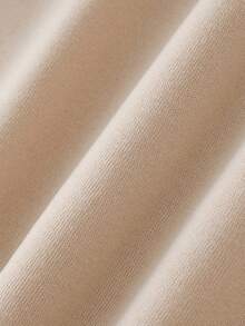 Young Boy Pumpkin Head & Letter Print Thermal Lined Crew Neck Long Sleeve Sweatshirt, Casual Halloween For Autumn/Winter