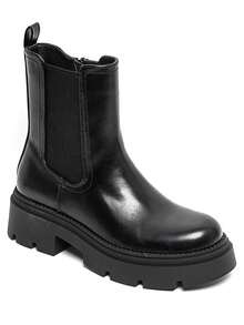 Bottines Chelsea Femme Semelle Crantée – Élégance Urbaine - Black - View 2