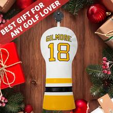 时尚 18 款高尔夫球杆头套高尔夫配件，防尘耐用材料为高尔夫球杆提供最佳保护并延长其使用寿命