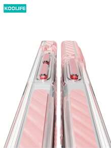 Koolife 1pc High Transparency 2.0mm PC Backplate With Magnetic Wireless Charging, Detachable Lanyard Hole Stand, Side Color Inlay, Molded Lens Frame, Full Coverage Phone Protective Case Compatible With IPhone 17 ProMax/17/17 Pro/17 Air/16/16 Pro/16 Plus/16 ProMax/11/11 Pro/11 ProMax/12/12 Pro/12 ProMax/13/13 Pro/13 Plus/14/14 Pro/14 Plus/14 ProMax/15/15 Pro/15 Plus/15 ProMax