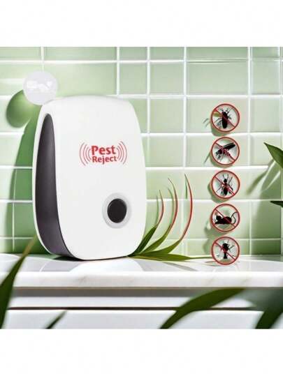 Repelente Ultrassônico Eletrônico Bivolt – Espanta Ratos/ Insetos/ Baratas/ Moscas e Pernilongos Para Uso Residencial