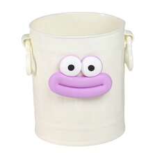 5个彩色大嘴巴铅笔筒，长腿大嘴怪兽铅笔杯带字母贴纸，桌面收纳桶造型，可爱趣味香肠嘴化妆刷收纳盒，DIY桌面文具收纳包 - 彩色 - 查看 31