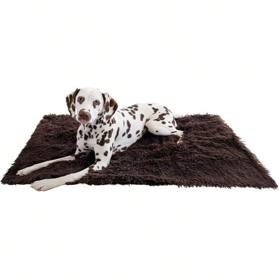 Best Friends By Sheri Calming Shag Dog Blanket – Ultra Soft Faux Fur Pet Throw, Anxiety-Relief, Lightweight Warm Bed Cover For Dogs And Cats, Machine Washable, Taupe, 30" X 40" RXUF - 深棕色 - 查看 1