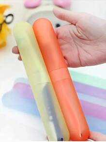 1pcs/3pcs/5pcs Toothbrush Case Mixing Portable Tooth Brush Cover Holder Toothbrush Hygiene Care Outdoor Supplies Random Color For Travel Toothbrush Case Travel Hiking Camping Covers Protector Suitable For Outdoor Travel And Household Bathroom Organizer Accessories Home Gadget School Supplies School Stuff For College Dorm For Student Toothbrush Cover Toothbrush Cases Toothbrush Toothbrush Protector For Travel Bathroom Travel Essentials For Travel Accessories For Holiday Vacation Holiday Essentials Mini Perfume For Women Perfume For Men Perfume Beach Bottle Travel Must Haves Summer School Accessories Back To School Back To School Supplies ﻿ - Long Multi-color 3PCS - View 4