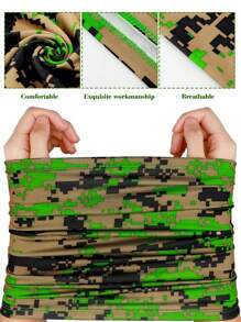 3 件套颈套面罩围巾，透气防晒防风，适用于滑雪钓鱼徒步骑行多用途颈套，男女通用，适用于工作、跑步运动出汗 - A - 查看 10