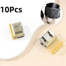 2/4/5/6/10/12/20/30/50个装隐形裤腿缩短夹，防止裤子拖地，无需缝纫的隐藏式腿部闭合装置，防止裤脚拖地