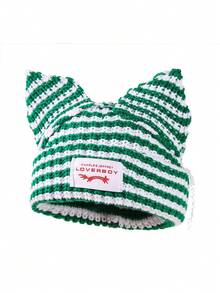 1pc Unisex Personalized Knit Hat - Multicolor - View 21