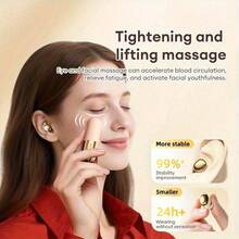 The Latest S13 Vibrating Massage Wireless Earbuds Come With A Vibrating Charging Case, Featuring Relaxation And Massage Functions. Designed To Be Compact And Lightweight, They Are The Ideal Choice For Stress-Free Use During Relaxation Or Sleep. - 紫色 - 查看 3