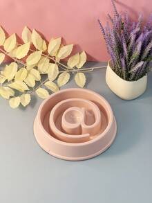 Süßigkeiten-Farbe @ geformte Langsam-Fressnapf, Anti-Verschlingen Hund Katze Langsam-Fress-Napf