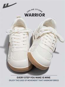 WARRIOR Warrior Women's Board ShoesSpring And SummerLightweightComfortableBreathableModest StyleCasual Yet SleeksneakersApplicable Throughout The Yearwear-ResistingAll-Day WearTraining SneakersRunning Shoes Little White Shoes