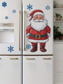 1 قطعة صندوق هدايا حلوى سانتا كلوز شجرة عيد الميلاد ملصق ديكور الثلاجة والجدران - لاصق ذاتي من مادة البي في سي، ديكور عيد الميلاد المعاصر للغرفة المعيشة والنوم - ملصق حفلة عيد الميلاد المثالي، ديكور المنزل في عيد الميلاد | تصميم عيد الميلاد المعاصر | مادة البي في سي، ديكورات عيد الميلاد المنزلية ديكورات عيد الميلاد ملصقات ملصقات الحائط ديكور الغرفة ديكور الحائط - متعدد الألوان - مشاهدة 8