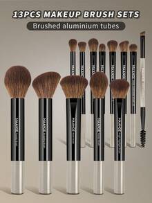 MAANGE 13/16/17/18/21件套化妆刷套装,包含14支化妆刷+1个化妆包+2个化妆海绵,内含粉底刷、腮红刷、散粉刷、眼影刷、睫毛膏刷、眉刷、唇刷、高光刷、遮瑕刷。化妆刷套装,旅行化妆刷套装,送给女性和女孩的礼物。化妆刷套装,化妆刷套装,化妆刷套装,全套化妆刷,化妆刷套装,全套化妆工具,化妆刷套装,化妆刷套装,化妆刷礼盒套装 - 黑色 - 查看 8