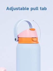 Meoky 40oz Vacuum Insulated Water Bottle With 2-In-1 Straw And Spout Lid, Insulated Cup, Keep Cold 24H, Leak-Proof, Fits In Car Cup Holder, Stainless Steel Tumbler For Sports, Travel, And School - Light Purple - View 6