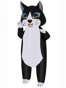 成人充气猫咪服装，猫咪服装，男女通用充气服装，全身猫咪服装，趣味猫咪服装，圣诞节万圣节充气服装 - 貓 - 查看 8