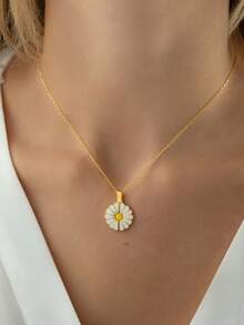 Dây chuyền tên Daisy khắc theo yêu cầu (dành cho nữ), Dây chuyền tên cô dâu khắc theo yêu cầu, Món quà tuyệt vời nhất dành cho bạn gái, Thích hợp cho đám cưới, sinh nhật và kỷ niệm - Dây chuyền tên bền chắc, khắc tên cá nhân (bao gồm cả chữ cái), được thiết kế riêng và độc đáo, Lựa chọn quà tặng hoàn hảo, Lựa chọn quyến rũ cho năm mới. - Nhiều màu - Xem 8