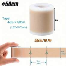 2 Rolls Medical-Grade Hypoallergenic Silicone Scar Covering Tape - Gentle, Washable, And Reusable For Surgical Scars, C-Section Scars, And Keloid Scars - Soft, Breathable, And Water-Resistant Silicone Scar Sheets For Effective Scar Management - Multicolor - View 7