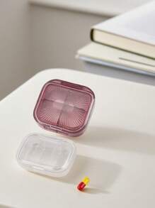 Portable Weekly Pill Box Large Size Waterproof Airtight Medicine Storage Case For Daily Morning, Noon And Night, Compact