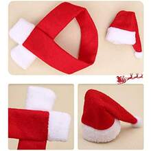 5 Stück Weihnachts-Weinflaschenverschluss-Mützen- und Schal-Set, Schneemann Mini-Weinflaschenverschluss-Tasche, Weihnachtsmann-Set, Weihnachtspullover-Party-Bevorzugung, Dekoration Zuhause, Geschenkausstattung, Weihnachtsdekorationen, Weihnachtspyjamas, Weihnachtsgeschenke, Weihnachtsdekoration