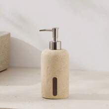 Resin Lotion Soap Dispenser, Bathroom Accessories Set, Bathroom Organizer Countertop, Empty Organizer Hand Soap Dispenser And Toothbrush Holder, Toothbrush Holder, Mouthwash Cup, Tray Set, Vanity Tray For Bathroom