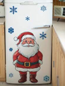 1 قطعة صندوق هدايا حلوى سانتا كلوز شجرة عيد الميلاد ملصق ديكور الثلاجة والجدران - لاصق ذاتي من مادة البي في سي، ديكور عيد الميلاد المعاصر للغرفة المعيشة والنوم - ملصق حفلة عيد الميلاد المثالي، ديكور المنزل في عيد الميلاد | تصميم عيد الميلاد المعاصر | مادة البي في سي، ديكورات عيد الميلاد المنزلية ديكورات عيد الميلاد ملصقات ملصقات الحائط ديكور الغرفة ديكور الحائط - متعدد الألوان - مشاهدة 11