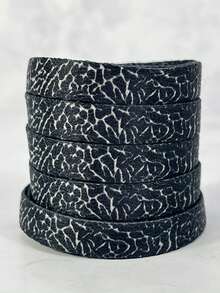 1 Cặp dây giày dệt thoi bằng polyester họa tiết da báo nhiều màu thời trang, phù hợp cho giày thể thao, giày chạy bộ, giày vải - Nhiều màu - Xem 6