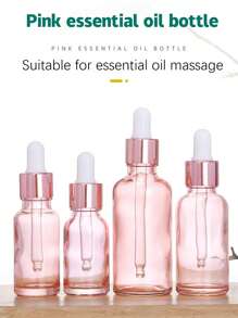 1个/3个装玻璃滴管瓶，精华液可灌装瓶，化妆品混合容器，带刻度滴管的空瓶，容量5毫升-100毫升，试剂眼药水玻璃瓶，香薰液瓶，旅行装灌装瓶，5-100毫升可灌装化妆品容器，滴管瓶，精华液瓶，化妆品样品瓶，玻璃化妆品瓶 - 彩色 - 查看 3