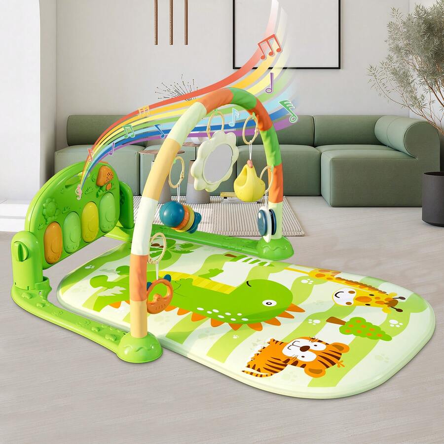 Baby Toys Baby Stuff   Doll Toy  Gift Birthday Gift  Halloween Cute Stuffed Animal Baby Patter Snuggle Toy Plush Doll For Newborns - 恐龍(綠) - 查看 1