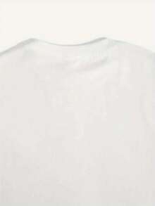 Coffee And Punctuation Fun Text Pattern T - Shirt Baby Tees - White - View 5