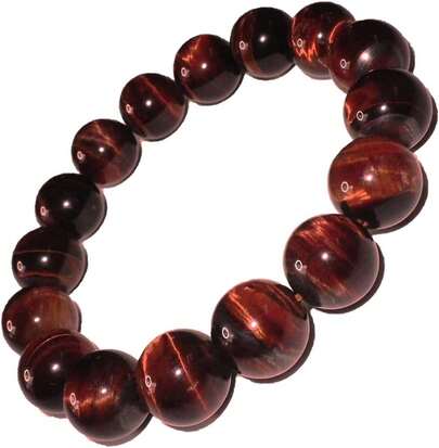 レッドタイガーアイ パワーストーン ブレスレット 数珠 ブレス 天然石 虎目石 金運 仕事運