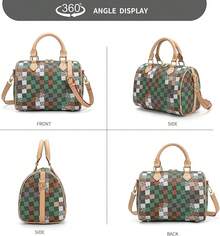 Handle Bags For Women Fahsionable Designer Crossbody Purse Large Cute Satchel Handbag2025 - Xanh nhạt - Xem 5