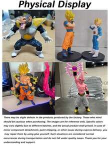 bandai SSJ Warrior 動漫角色 PVC 公仔收藏雕像模型裝飾品 | 完美萬聖節禮物 - 生日、週年紀念、畢業、返校、婚禮季與節日禮物，適合粉絲、收藏家、動漫主題派對裝飾與 Cosplay 道具，收藏禮品，成人動漫收藏品 - 彩色 - 查看 12