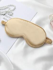 Silky Sleep Eye Mask, Blackout Elastic Travel Nap Eye Mask, Pure Mulberry Silk Sleep Eye Mask, Double-Layer Silk Filled, With Elastic Strap, Ideal Gift For Friends And Partners. Suitable For Relaxation, Travel, Insomnia And Business Trips, Thickened Eye Mask, Essential For Autumn And Winter. - Multicolor - View 24