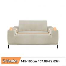 1 件提花条纹弹力沙发套加厚防滑沙发套适用于客厅卧室户外沙发保护防宠物污渍 4 季沙发座垫套适用于 L 型单人座椅躺椅和 1/2/3/4 座沙发秋季家居装饰秋冬加厚版沙发盖 - 淺灰色 - 查看 12