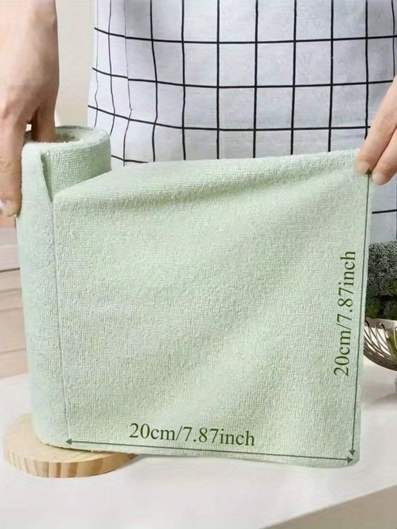 20 قطعة/لفة من قطع القماش الميكروفايبر متعددة الأغ...