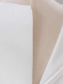 女童无袖3D仿亮片刺绣网纱优雅花童礼服，适合生日派对、庆典等场合，不含头饰 - 白色 - 查看 10