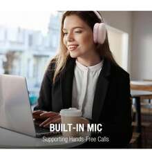 SUNJOM Bluetooth Headphones Over Ear Headphones Built-In Mic,Wireless Headset With Hi-Fi Deep Bass Foldable Lightweight 28H Playtime Headset For IOS Or Android For Sports,Home,Office